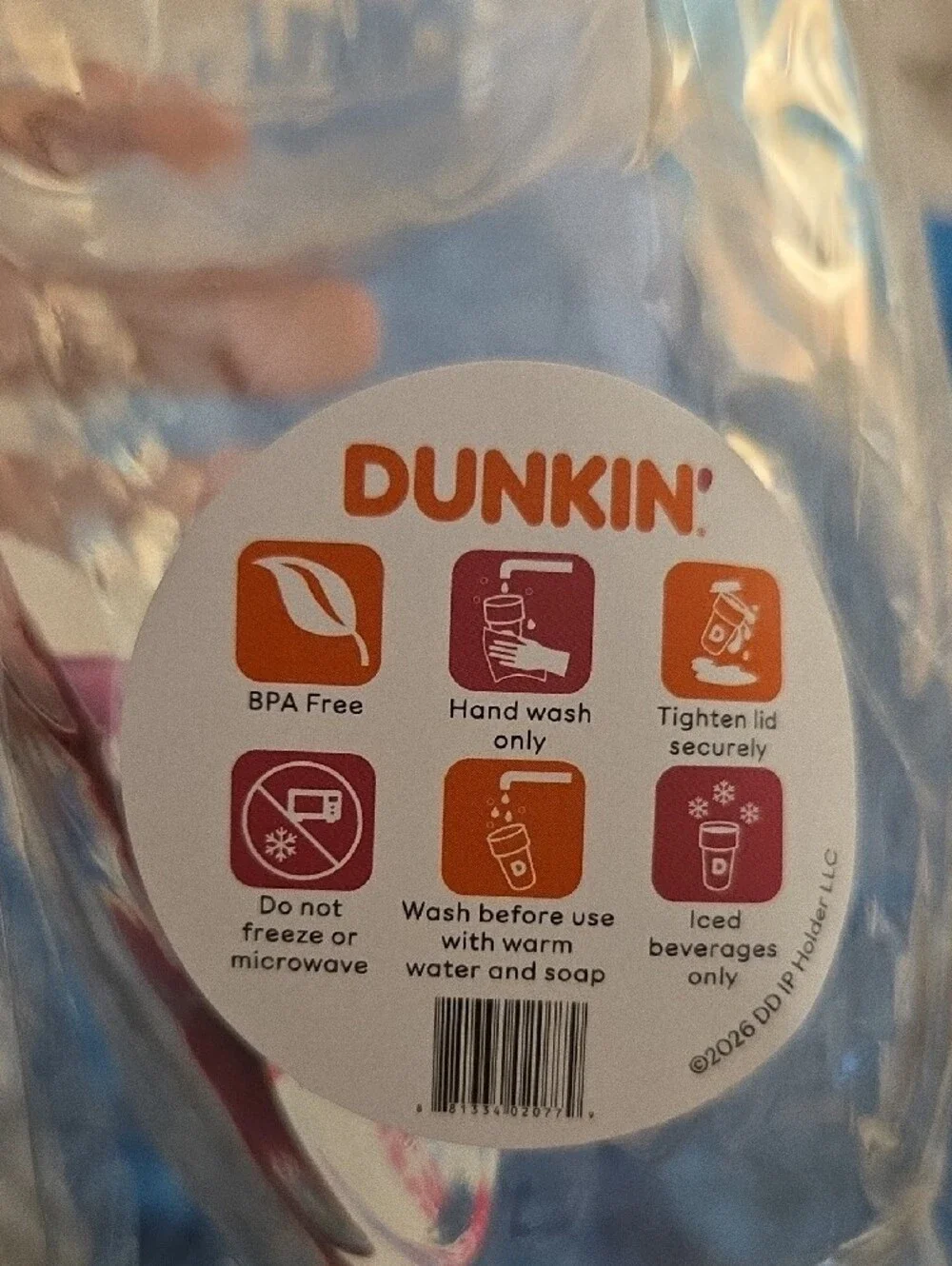 Dunkin' Eagle Tumbler – Collectible Reusable Summer Drink Cup With Lid - NIP